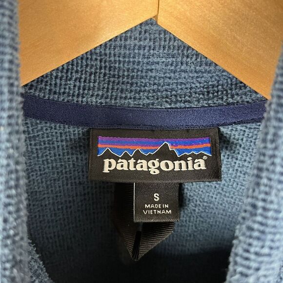 Patagonia Better Sweater 1/4 Zip Fleece Pullover Jacket  Mens S  Blue - Picture 5 of 5
